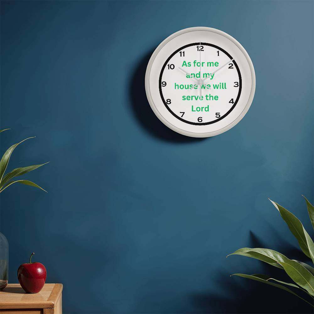 Home and LivingWooden Frame 10" Clock As For Me GRNSearching for the Perfect Home Accent? Look no further! The Wood Frame 10” Clock is the ideal addition to any room. Its durable wooden frame and 10” diameter face prWooden Frame 10" Clock As For Me GRN