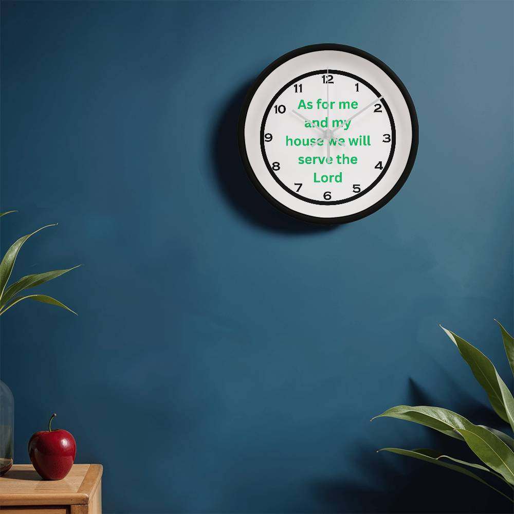 Home and LivingWooden Frame 10" Clock As For Me GRNSearching for the Perfect Home Accent? Look no further! The Wood Frame 10” Clock is the ideal addition to any room. Its durable wooden frame and 10” diameter face prWooden Frame 10" Clock As For Me GRN