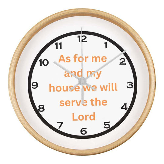 Home and LivingWooden Frame 10" Clock As For Me ORGSearching for the Perfect Home Accent? Look no further! The Wood Frame 10” Clock is the ideal addition to any room. Its durable wooden frame and 10” diameter face prWooden Frame 10 Clock As For Me ORG