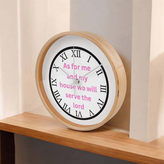 Home and LivingWooden Frame 10" Clock As For MeSearching for the Perfect Home Accent? Look no further! The Wood Frame 10” Clock is the ideal addition to any room. Its durable wooden frame and 10” diameter face prWooden Frame 10 Clock As For Me