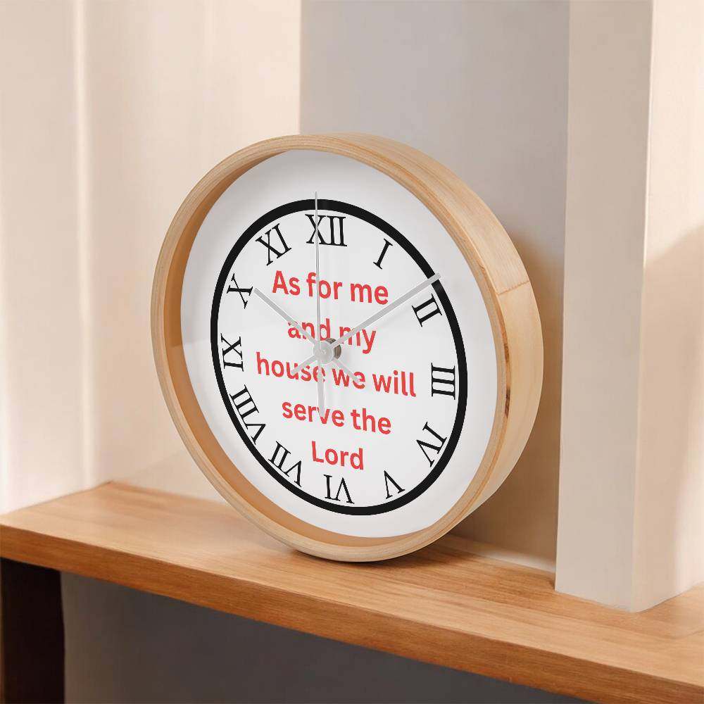 Home and LivingWooden Frame 10" Clock  As For Me RDSearching for the Perfect Home Accent? Look no further! The Wood Frame 10” Clock is the ideal addition to any room. Its durable wooden frame and 10” diameter face prWooden Frame 10 Clock As For Me RD