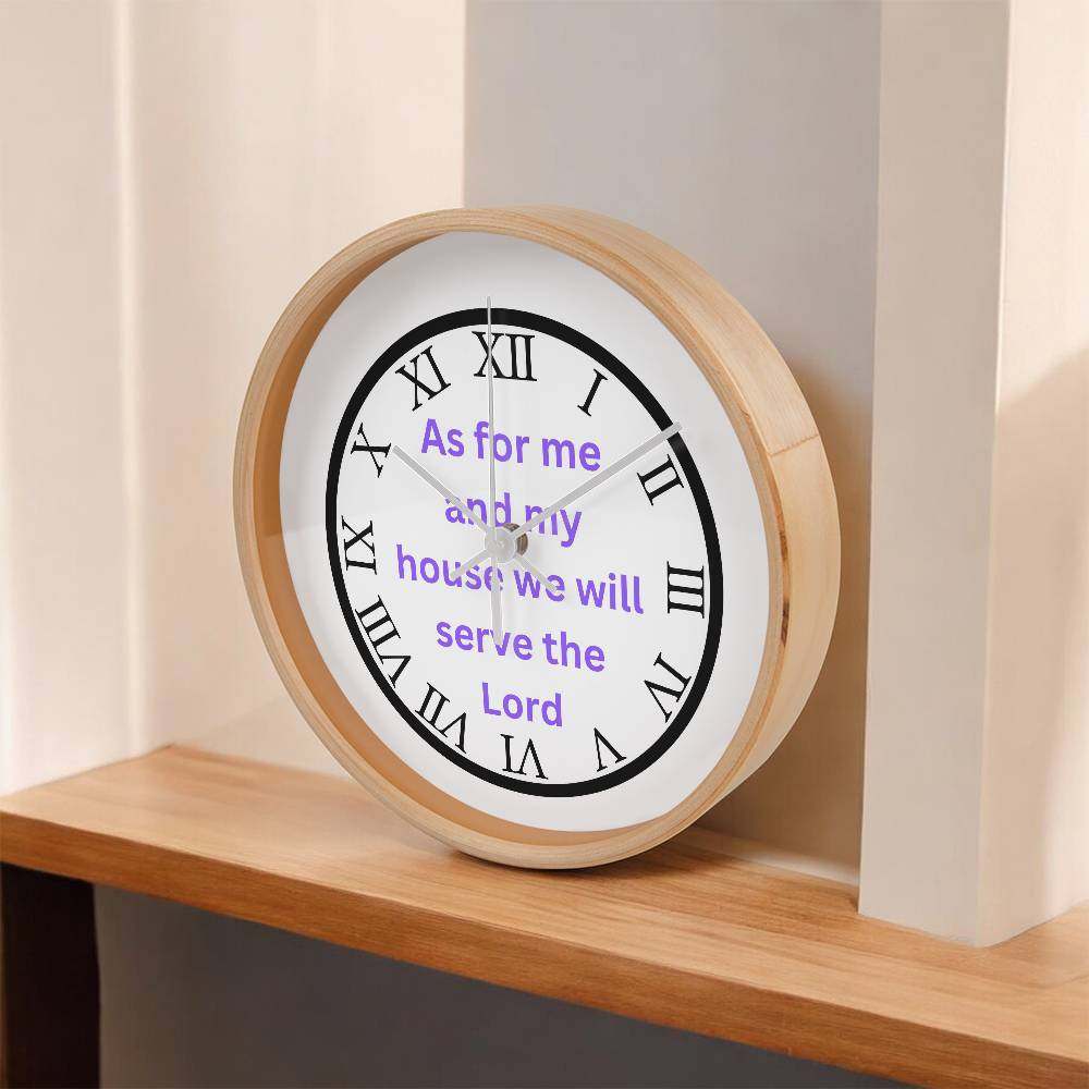 Home and LivingWooden Frame 10" Clock  As For Me PRLSearching for the Perfect Home Accent? Look no further! The Wood Frame 10” Clock is the ideal addition to any room. Its durable wooden frame and 10” diameter face prWooden Frame 10 Clock As For Me PRL