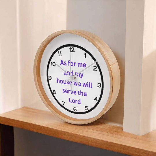 Home and LivingWooden Frame 10" Clock As For Me PLRSearching for the Perfect Home Accent? Look no further! The Wood Frame 10” Clock is the ideal addition to any room. Its durable wooden frame and 10” diameter face prWooden Frame 10" Clock As For Me