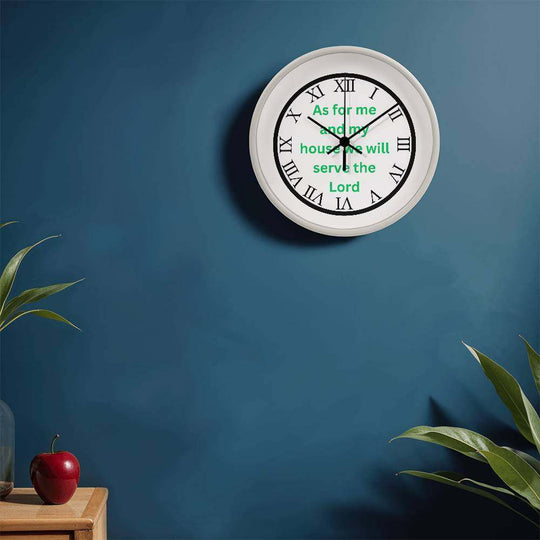 Home and LivingWooden Frame 10" Clock  As For Me GRNSearching for the Perfect Home Accent? Look no further! The Wood Frame 10” Clock is the ideal addition to any room. Its durable wooden frame and 10” diameter face prWooden Frame 10" Clock