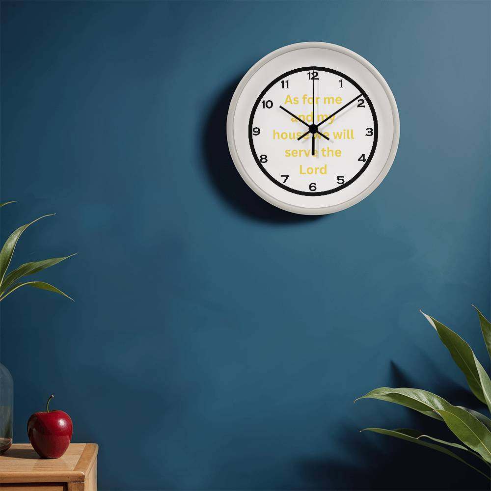 Home and LivingWooden Frame 10" Clock As For Me GLDSearching for the Perfect Home Accent? Look no further! The Wood Frame 10” Clock is the ideal addition to any room. Its durable wooden frame and 10” diameter face prWooden Frame 10" Clock As For Me GLD