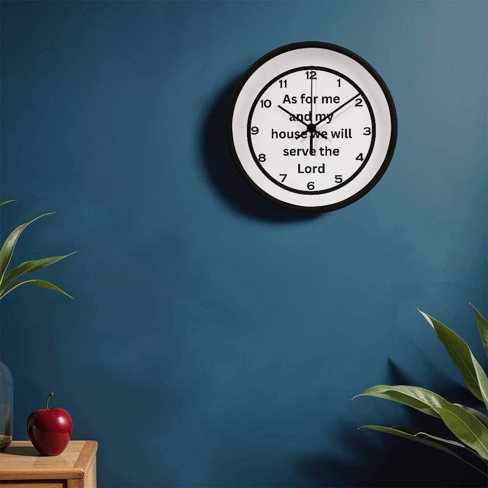 Home and LivingWooden Frame 10" Clock As For Me BLSearching for the Perfect Home Accent? Look no further! The Wood Frame 10” Clock is the ideal addition to any room. Its durable wooden frame and 10” diameter face prWooden Frame 10" Clock As For Me BL