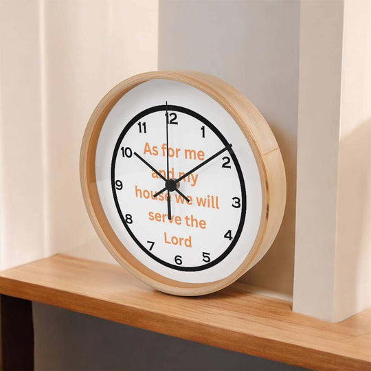 Home and LivingWooden Frame 10" Clock As For Me ORGSearching for the Perfect Home Accent? Look no further! The Wood Frame 10” Clock is the ideal addition to any room. Its durable wooden frame and 10” diameter face prWooden Frame 10 Clock As For Me ORG