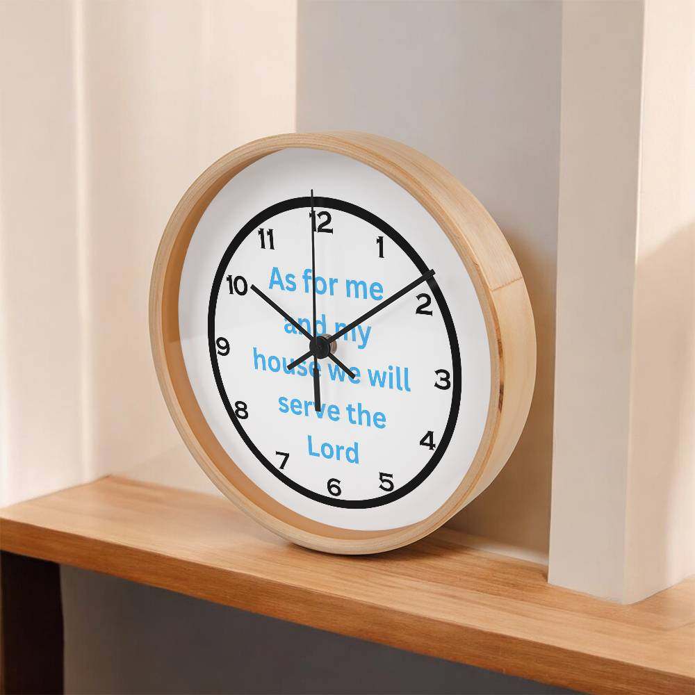 Home and LivingWooden Frame 10" Clock As For Me BLUSearching for the Perfect Home Accent? Look no further! The Wood Frame 10” Clock is the ideal addition to any room. Its durable wooden frame and 10” diameter face prWooden Frame 10" Clock As For Me BLU