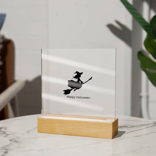 AcrylicHalloween Witch on a BroomHalloween Witch on a Broom
 
Create a memorable welcome to any room with our Printed Square Acrylic Plaque. This beautiful sign is handcrafted using premium acrylic Halloween Witch on a Broom