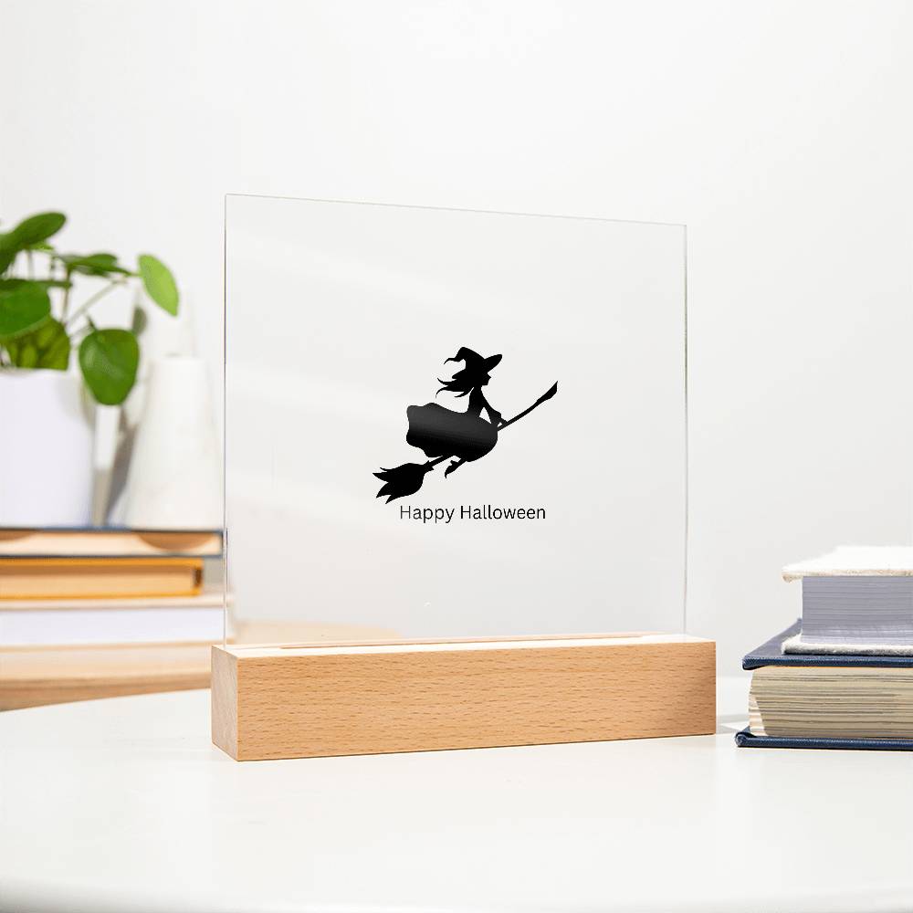 AcrylicHalloween Witch on a BroomHalloween Witch on a Broom
 
Create a memorable welcome to any room with our Printed Square Acrylic Plaque. This beautiful sign is handcrafted using premium acrylic Halloween Witch on a Broom