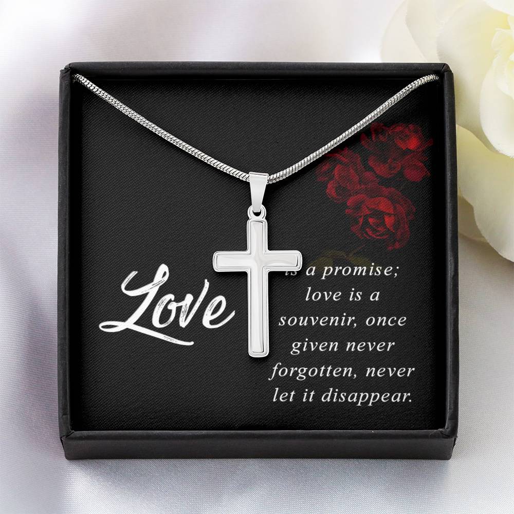 NecklesStainless Cross LoveWear your faith proudly with this stunning artisan-crafted Stainless Steel Cross Necklace. Perfect for special occasions or everyday wear, our Cross Necklace is a woStainless Cross Love