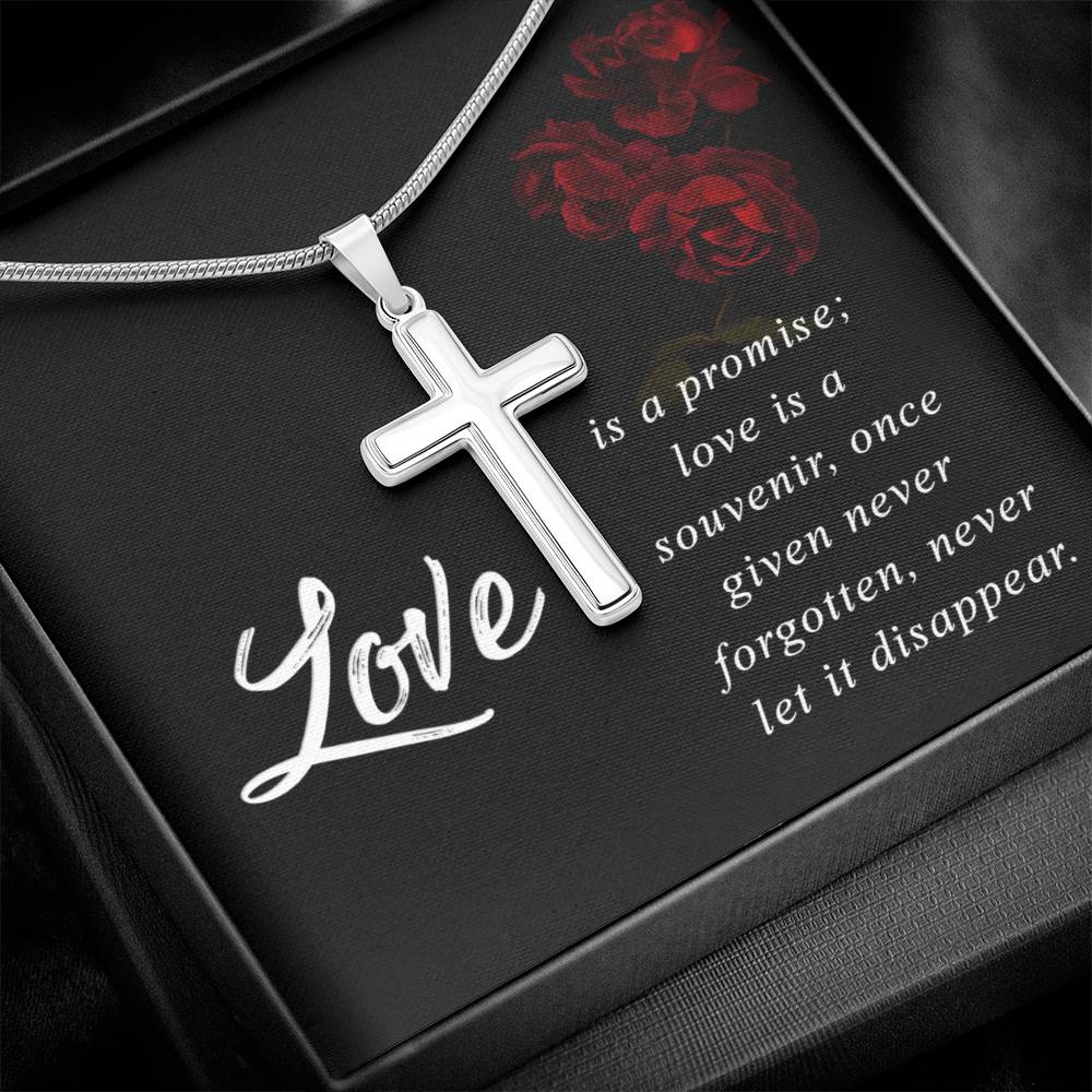 NecklesStainless Cross LoveWear your faith proudly with this stunning artisan-crafted Stainless Steel Cross Necklace. Perfect for special occasions or everyday wear, our Cross Necklace is a woStainless Cross Love