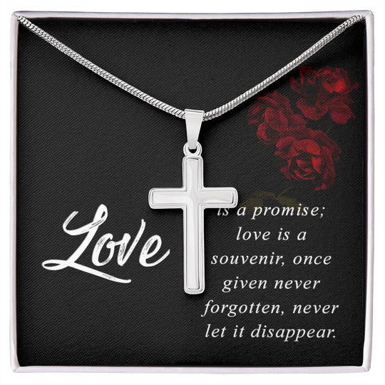 NecklesStainless Cross LoveWear your faith proudly with this stunning artisan-crafted Stainless Steel Cross Necklace. Perfect for special occasions or everyday wear, our Cross Necklace is a woStainless Cross Love