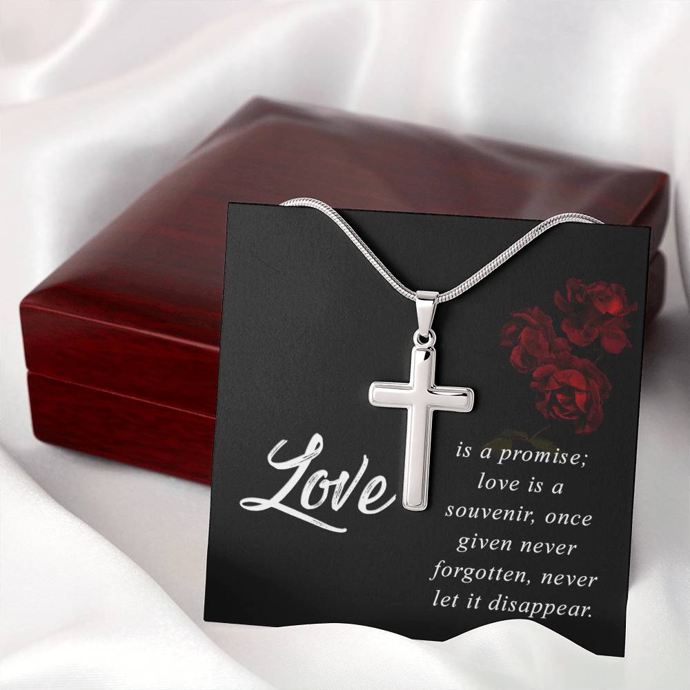 NecklesStainless Cross LoveWear your faith proudly with this stunning artisan-crafted Stainless Steel Cross Necklace. Perfect for special occasions or everyday wear, our Cross Necklace is a woStainless Cross Love