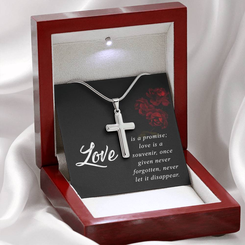 NecklesStainless Cross LoveWear your faith proudly with this stunning artisan-crafted Stainless Steel Cross Necklace. Perfect for special occasions or everyday wear, our Cross Necklace is a woStainless Cross Love