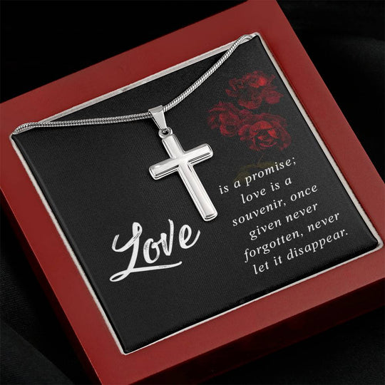 NecklesStainless Cross LoveWear your faith proudly with this stunning artisan-crafted Stainless Steel Cross Necklace. Perfect for special occasions or everyday wear, our Cross Necklace is a woStainless Cross Love